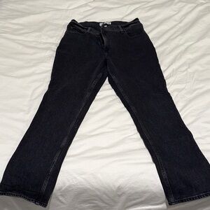 Abercrombie & Fitch Black Curve Love 90s Straight Leg Jeans